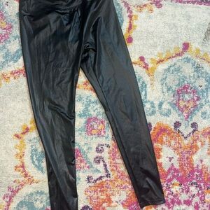 Wild Fable Black Faux Leather Leggings
